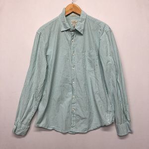 Sewn for J. Crew Men Slim Untucked Shirt Size Large Short Plaid B242 -6